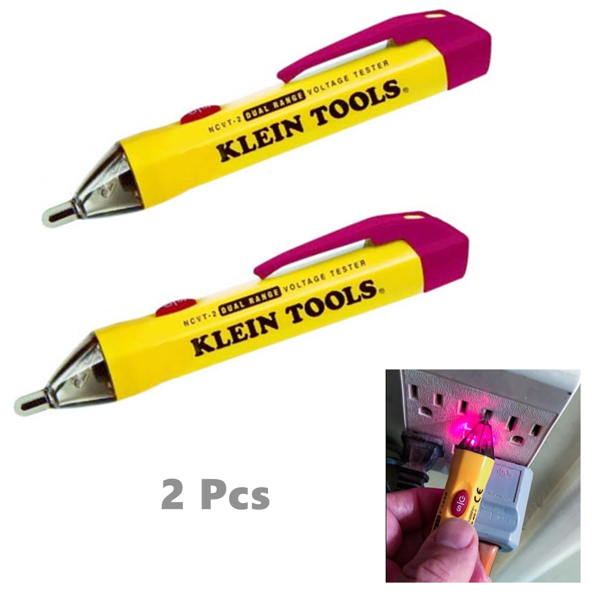 Klein Tools NCVT2 Voltage Tester, NonContact Dual Range Voltage