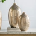 thumbnail image 3 of CC Home Furnishings Streak Textured Aluminum Vase - 18.5" - Gold, 3 of 4