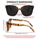 thumbnail image 3 of Gafas de Sol FEISEDY Sobredimensionadas Polarizadas UV400 B2600 Leopardo, 3 of 9