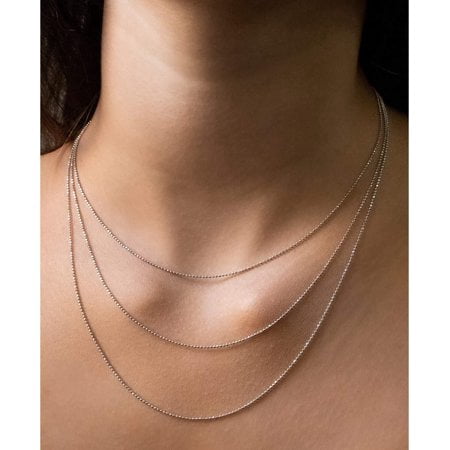Alex Woo Sterling Silver Icon 1.5mm 