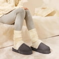 thumbnail image 7 of Comwarm Womens Fuzzy Memory Foam Slippers Fluffy Platform Winter House Shoes for Indoor and Outdoor, 7 of 7