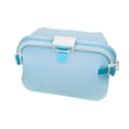 thumbnail image 3 of Silicone Lunch Box Contenedor de almacenamiento de alimentos Gran capacidad Gran capacidad Organizador de microondas plegable Bolsa de maquillaje para Azul, 3 of 9
