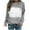 Gray, variant on IROINNID Christmas Sweatshirts for Women Full Sleeve Crewneck Tops Loose Fit Shirts Christmas Print Graphic Sweatshirt,Blue
