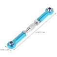 thumbnail image 4 of Turnbuckle Rod 6pcs 71mm Aluminum Turnbuckle Rod Linkage Steering Rods Compatible for Rc 1/10 Redcat Traxxas Epxhsp Zd Racing Hpi Truck Buggy Ruggy Upgrade Parts (Blue), 4 of 8