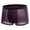 Wine Red, variant on Men Summer Underwear Mid-rise Wide Elastic Waistband Boxer Briefs U-convex Thin Ice Silk Mesh Shorts Panties Underpants