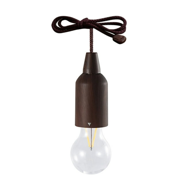 Hanging Lantern Camping Room Decoration LED Pull Cord Light Bulb Portable Hanging Lantern Battery Operated For Indoor Outdoor Camping Room Decoration ANGGREK Otros