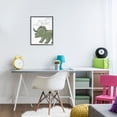 thumbnail image 3 of Stupell Industries Contemporary You Are Brave Dinosaur Black Framed Giclee Art, 11 x 14, by Elizabeth Tyndall, 3 of 8