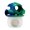 Dark Green, variant on Floating Betta Fish Feeder & Hideout Mushroom House, Dual Purpose Aquarium Shelter, Floating Fish Food Dispenser, Ornament Cave Nest for Betta Tank, Small Fish Aquarium Decor & Breeding Shelter