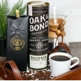 thumbnail image 2 of Kentucky Bourbon Whiskey Barrel Aged Coffee, Brazil Single Origin Whole Coffee Bean, Medium Roast w/ Flavor Notes of Chocolate, Caramel, Mandarin Orange, Sweet Bourbon by Oak & Bond Coffee Co. – 10oz., 2 of 7