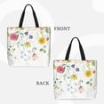 thumbnail image 2 of Balery Wildflowers Bolsa de Mano para Mujeres con Cremallera, Bolsa de Gimnasio con Compartimentos, Bolsa para Laptop, Bolsa para Trabajo, 2 of 7