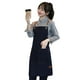 thumbnail image 1 of Delantal para hombre y mujer con tirantes ajustables y bolsillos grandes, babero de cocinero de cocina de lona de algodón impermeable, 1 of 5