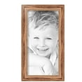 thumbnail image 2 of ArtToFrames 7" x 14" Honey Picture Frame, 7x14 inch Brown Wood Poster Frame (WOM-4085),  Pack, 2 of 8