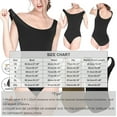thumbnail image 3 of Baberdicy One Piece Swimsuit Women Swimwear Suit Athletic for Teen Girls Solid Color Black And Brown Swimsuit Bathing Swimsuit Black M, 3 of 8