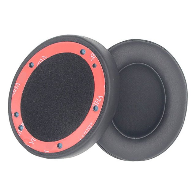 Methold 1 par de almohadillas para auriculares, almohadillas para auriculares, almohadillas para auriculares, orejera de malla, protección Relojes inteligentes Negro