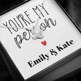 thumbnail image 3 of Emily & Kate You Are My Person Necklace for Women - Meaningful Message Card for girlfriend, sister, mother-daughter, and BFF Birthday Gift, 3 of 8