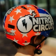Hyper Bicycles Nitro Circus Helmet, Children Ages 8+, Blue/Silver