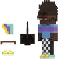 thumbnail image 3 of Minecraft Toys, Action Figures and Accessories, Creator Series Checkered Slacks, 3 of 6