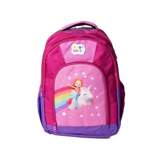 A FOR ADLEY Backpacks Featuring Adley Logos Great Backpack For School or Just Carrying Around Your Important Kid Things (Adley Pink Unicorn Backpack)