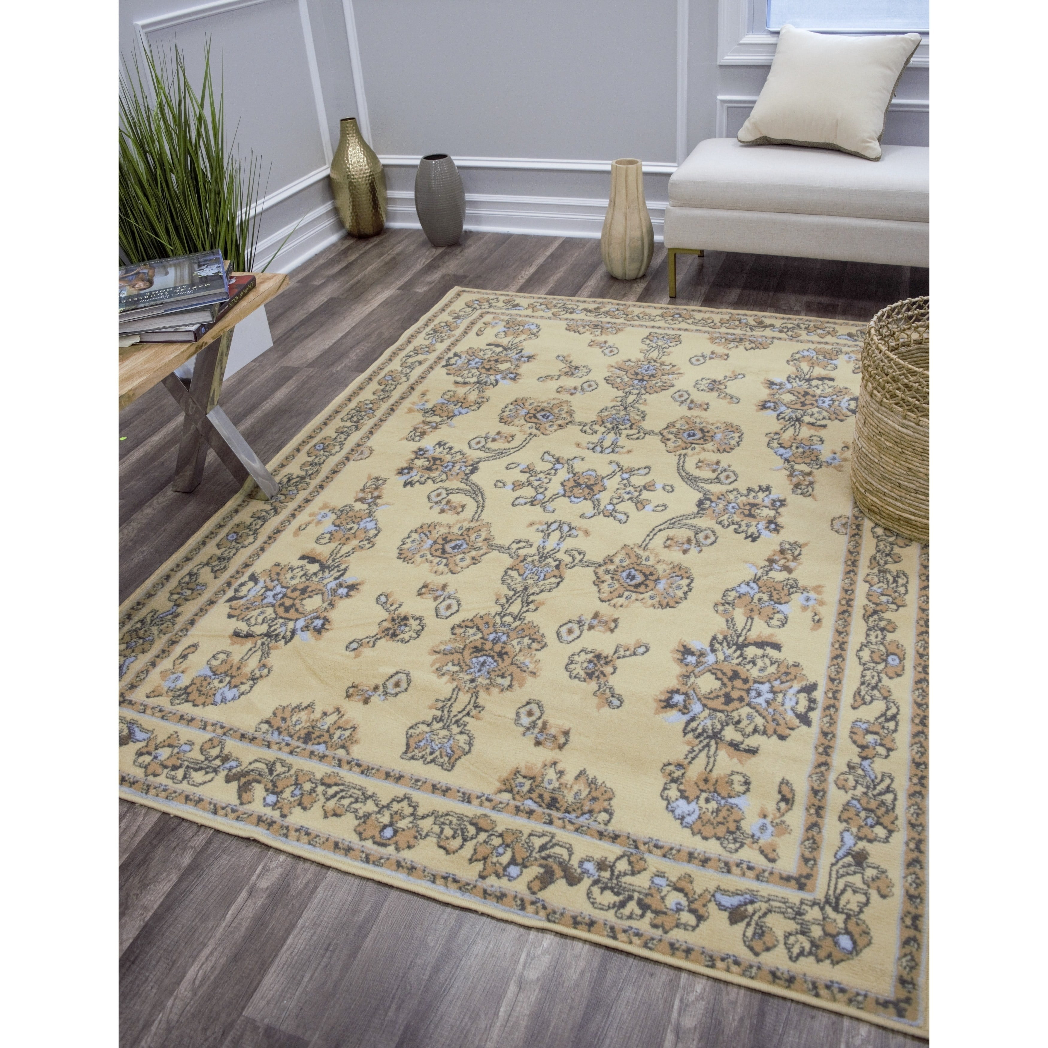 Rugs America Vali Vintage Modern Farmhouse Area Rug 5 X7