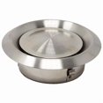 thumbnail image 1 of Rejilla de Ventilación Circular de Acero Inoxidable para Uso Interior, 125 mm., 1 of 1