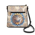 thumbnail image 2 of ZUXONGSY Boho Horse Mandala Print PU Shoulder Bag for Women Fashion Shoulder Purse Bag Handbags Lightweight Messenger Bag with Zipper Pocket for Daily Use Travel, 2 of 7