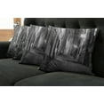 thumbnail image 2 of Ambesonne Black and White Throw Pillow Cover 4 Pack, Dark Alleyway, 20", Black and White, 2 of 6