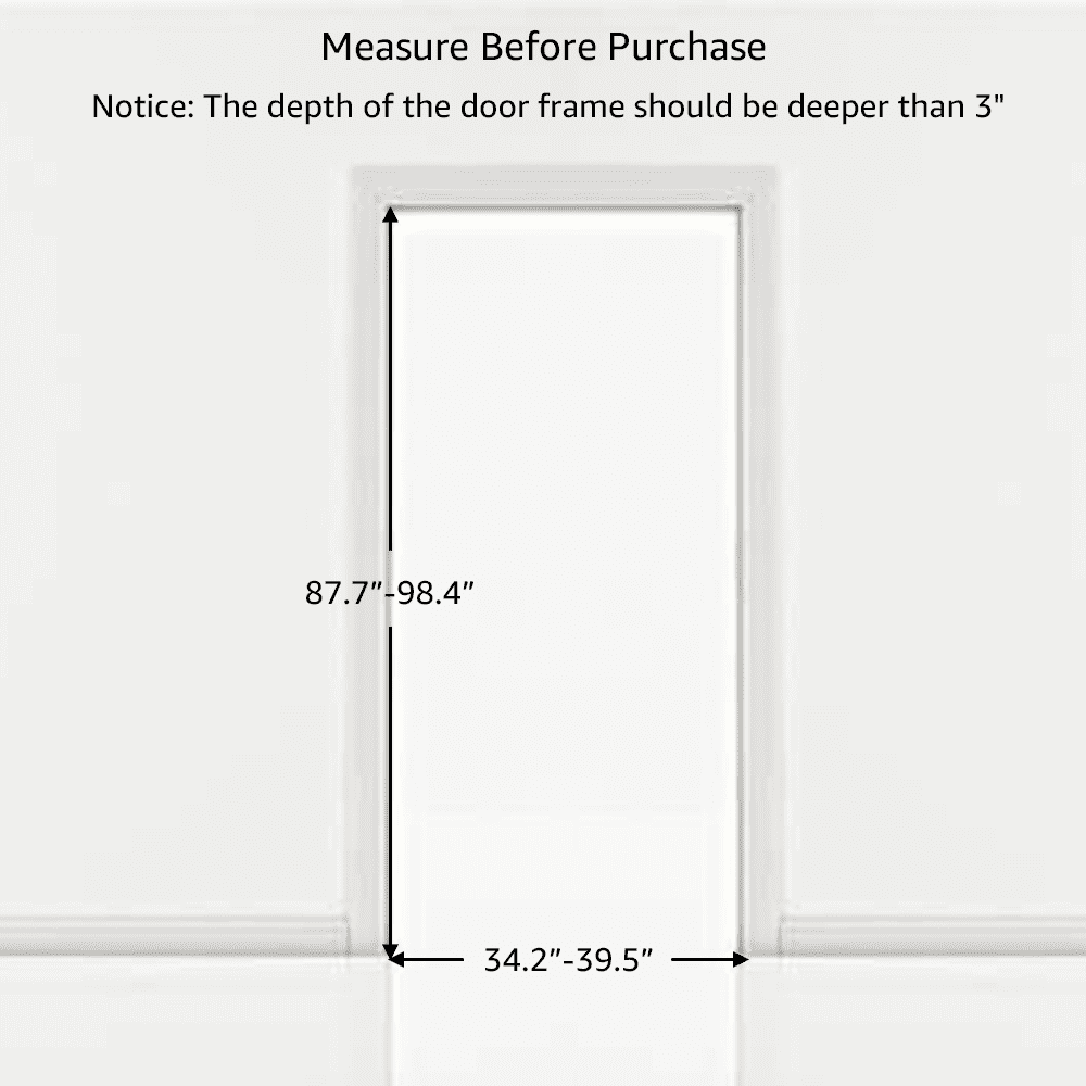 Unipaws 86" High Extra Tall Cat Gate, 35"-38" Wide Cat Proof Gate for Doorway Hallway