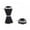 Black Gray, variant on Water Bottle BPA Free Reuseable Silicone Foldable Leak Proof Portable Cup 4.89 oz Sports Cup