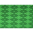 thumbnail image 1 of Ahgly Company Machine Washable Indoor Rectangle Transitional Green Area Rugs, 5' x 7', 1 of 7
