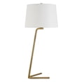 thumbnail image 1 of Hudson & Canal TL0890 Markos Tilted Brushed Brass Table Lamp, 1 of 8