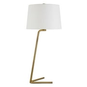 Hudson & Canal TL0890 Markos Tilted Brushed Brass Table Lamp