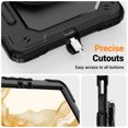 thumbnail image 5 of for Samsung Galaxy Tab S8 Plus/S7 FE/S7+ Plus Case 12.4 inch, 360 Rotating Shockproof Cover with Stand, Handle, Shoulder Strap, Black, 5 of 5