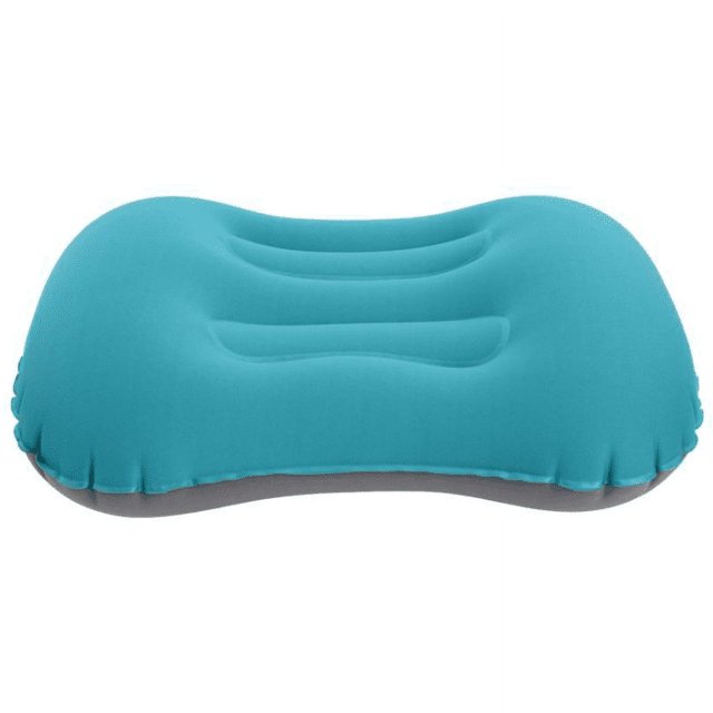 Almohada inflable para acampar, almohada de viaje inflable prensada a mano, almohada exprimible impermeable plegable Sailing Electrónica