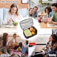 thumbnail image 4 of ALAZA Leopard Bow Lunch Box Insulated Cooler Tote Bag Reusable School Picnic Travel Office, 4 of 7