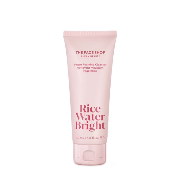 Nettoyant moussant végétalien THE FACE SHOP Rice Water Bright, sans sulfates – Soins de la peau coréens