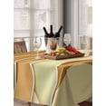 thumbnail image 6 of Coastal Yellow Table Cloth, Ombre Ocean Wave Stripes Brown Beach Sand Waterproof Tablecloth for Rectangle Tables, Reusable Washable Fabric Table Cover for Restaurant Kitchen Dining Tables 52"x70", 6 of 6