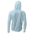 thumbnail image 6 of SCALES Men's Banaza Hooded Long Sleeve Performance Shirt White, Grey, XLarge Hoodie, 6 of 6