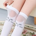 thumbnail image 6 of Over Knee Socks for Girls Thin Stretchable Girls Thigh Socks With Reinforced Toe Seam Comfort Playtimes And School Use, 6 of 8