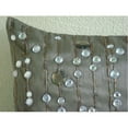 thumbnail image 3 of The HomeCentric Grey King Size Pillow Shams, Lined Crystals Sparkly King Pillow Shams, Pack of 2, 20"x36" (50x90 cm) Silk King Pillow Shams, Modern King Shams - Diamond Dreams, 3 of 4