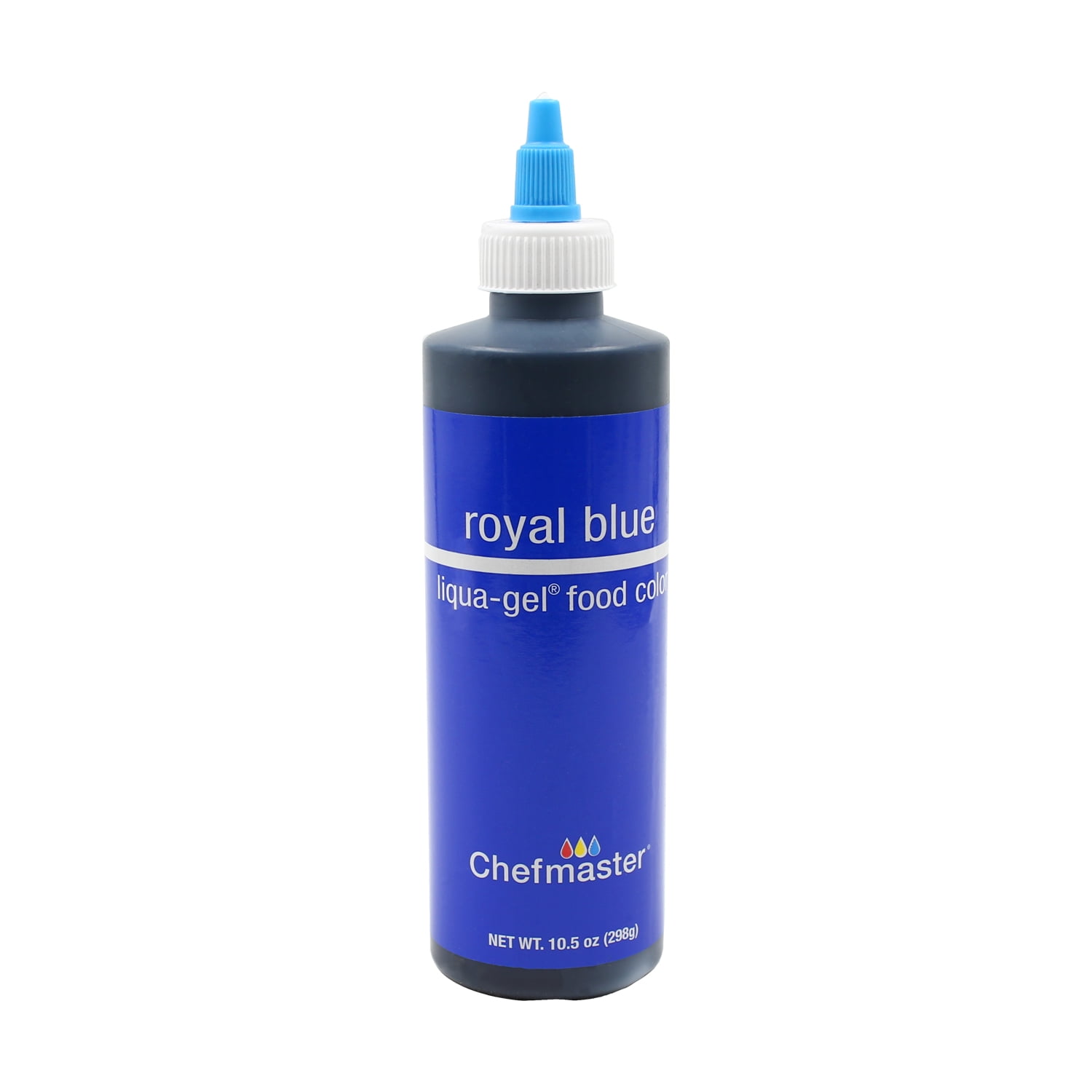 Chefmaster by US Cake Supply 10.5-Ounce Royal Blue Liqua-Gel Cake Food Coloring