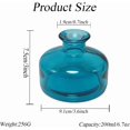 thumbnail image 2 of 200 ml/6.7 oz Empty Glass Diffuser Bottles Refillable Aromatherapy Jar Container DIY Replacement Reed Diffuser Accessories Essential Oils Crafts DecoBlue, 2 of 8