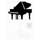 thumbnail image 1 of Modelo de instrumento de musica clasica de piano Set cumpleaños gracias tarjeta postal correo 20pcs, 1 of 3