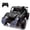 Black&Green, variant on 24V 2-Seater Kids Police Ride On Car Electric Off-Road UTV Side by Side with 2WD Powered Wheel Electric Vehicle with Remote Control, Bluetooth, LED Light Gift for Boys and Girls 3+ Aged- Black&White