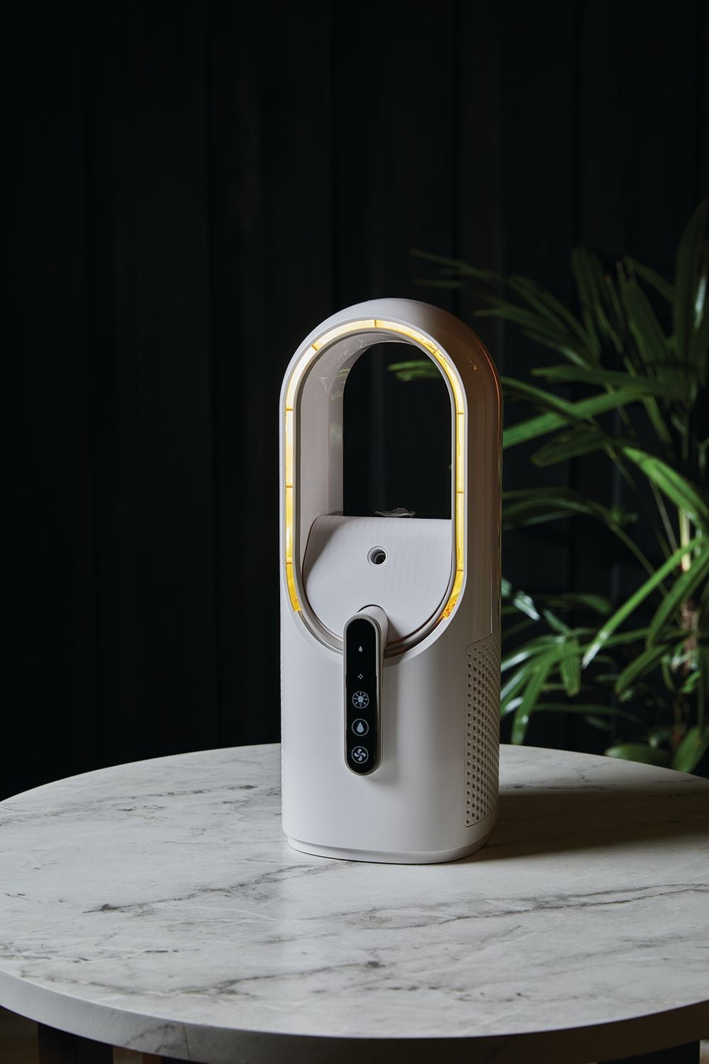 Better Homes and Gardens Bladeless Portable Fan + Humidifier in White