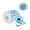 Blue, variant on Lynono 140Pcs Shimmering Round Thermal Labels Sticker For Home Organization Wrapping
