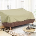 thumbnail image 3 of Waterproof Chair Cover Furniture Dustproof Foldable Covers Bench Adjustable Drawstring Protector Organizer Outdoor Lawn Beige + coffee, 3 of 7