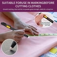thumbnail image 3 of fastboy Sewing Chalk For Tool For Precision On Fabric Marking Creativity With Width Chalk Pencil For Embroidery Fabrics 2  pen+pen core, 3 of 5