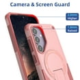 thumbnail image 2 of Dswteny Phone Case for Samsung Galaxy A16 5G/4G Compatible with Magsafe Tempered Glass Screen Protector Cell Cover Stand Rugged Shockproof Heavy Duty Magnetic Protective A 16 16A SM-A166U Women Pink, 2 of 7