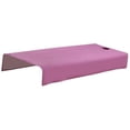 thumbnail image 1 of Funda para camilla de masaje de belleza, mesa de tratamiento, zócalo, camillas, sábanas con orificio para la cara Púrpura, 1 of 5