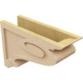 thumbnail image 5 of 6"W x 18"D x 12"H Classic Scroll Rough Cedar Woodgrain TimberThane Corbel, Primed Tan, 5 of 6